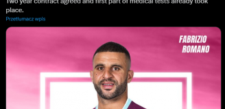 HERE WE GO! Kyle Walker nowym piłkarzem...